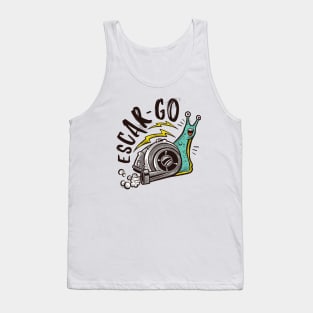 Escar-Go // Funny Snail Escargot Tank Top